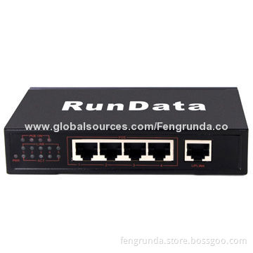 Full Gigabit IEEE802.3at Standard 5-port PoE Switch